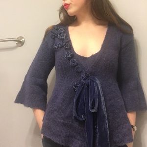 Navy blue sweater